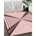 thumbnail image 3 of Ahgly Company Machine Washable Indoor Rectangle Transitional Indian Red Area Rugs, 8' x 12', 3 of 7