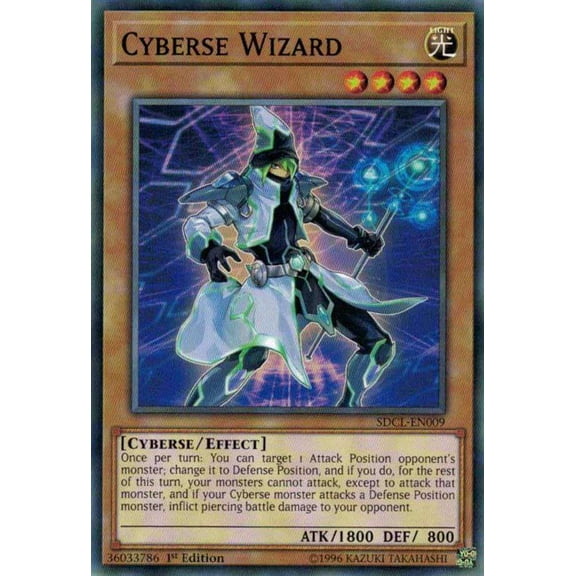 YuGiOh Cyberse Link Cyberse Wizard SDCL-EN009