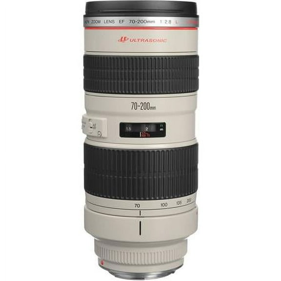 Canon - EF 70-200mm f/2.8L USM Telephoto Zoom Lens - White