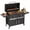 Charcoal Grill, variant on SIXDAY Charcoal and Propane Grill Combo , 12000 BTU Outdoor BBQ Grill with 2 Side Shelves for Backyard Cooking