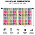 thumbnail image 2 of Blackout Kids Curtains,Boho Bohemia Flower Childrens Insulated Curtains Set Of 2,Bedroom Essentials,Toddler Room Decor 52"x63"(132x160cm), 2 of 4