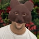 thumbnail image 2 of Máscara de oso pardo realista para Halloween, cosplay, tocado de animal de peluche para fiesta de máscaras, accesorio de disfraz realista para adultos., 2 of 8