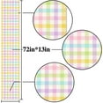 thumbnail image 2 of TETOU Linen Spring Easter Buffalo Check Plaid Table Runner Rustic Farmhouse Home Dining Kitchen Table Decor, 2 of 8