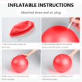 thumbnail image 4 of HSHDLDF Mini Pilates Ball Exercise Ball for Yoga 25cm Mini Yoga Ball, Core Ball,Small Workout Ball, Mini Stability Ball,Ballon Exercise Ball for Aadults, 4 of 6