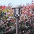 thumbnail image 2 of 4 piezas de luces solares de jardín impermeables para exteriores, luces de césped, luces decorativas LED para jardín, luces de enchufe de tierra para villa, luz cálida Rojo Verde, 2 of 5