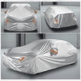thumbnail image 3 of Unique Bargains Full Car Cover Custom for Tesla Model 3 17-21 Dustproof Sun Heat Protection Silver Tone 15.4ft, 3 of 8