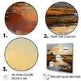 thumbnail image 3 of Designart "Serene Sunset Charm In Infinite Prairies III" Prairies Floater Framed Canvas Art Print, 3 of 5