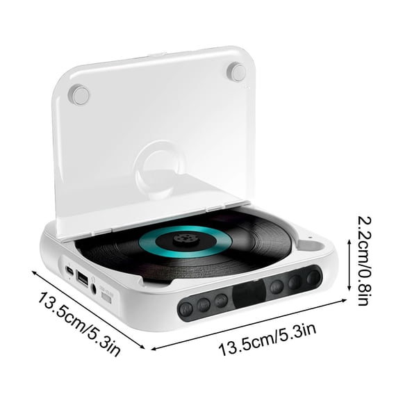 Reproductor de Cd Portátil Escucha el Sonido con Tu Corazón, Reproductor de Cd, Reproductor de Cd Portátil, Educación Prenatal, Aprendizaje de Inglés, Repetidor de Cd