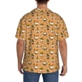 thumbnail image 3 of Vsdgher Cute Autumn With Gnomes Men's Cuban Shirt, Hawaiian Shirts, Business Casual Button Down Shirts, Short Sleeve Shirt-3X-Large, 3 of 5