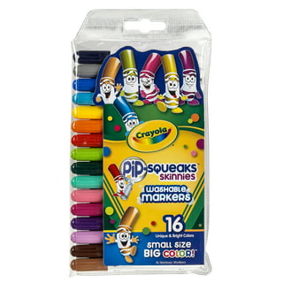 Crayola Pip Squeaks Marker Set (65ct), Washable Markers for Kids, Kids Art  Supplies, Travel Gift for Kids, Mini Markers, 4+