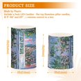 thumbnail image 6 of Yayeee Flameless Candles with Remote Flickering Battery Operated Multi Color Changing, Blue Floral Window, 6 of 7
