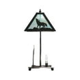 thumbnail image 4 of Meyda 150573 22 in. Wildlife on The Loose with Lighted Base Table Lamp, Black & Na, 4 of 4