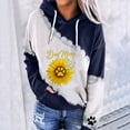 thumbnail image 3 of DDAPJ pyju Dog Mom Hooded Sweatshirt for Women,Casual Long Sleeve Drawstring Hoodie Cute Footprint Graphic Pullover Tops with Pocket - 3XL, 3 of 4