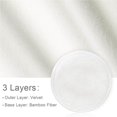 thumbnail image 4 of Reusable Make Up Remover Pads 3 Layers Washable Natural Bamboo Cotton Rounds Face Cleaner Eye Make Up Remover Pads, 4 of 8