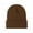 Coffee, variant on vnanda Thermal Beanie Hat Unisex Autumn Winter Solid Color Knitting Hat Beamless Thickened Beanie Hat Men Women Warm Hat Fashion Accessories Soft Thermal