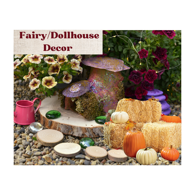 TOYANDONA 8Pcs Mini Hay Bale Faux Autumn Harvest Craft Decoration