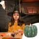 thumbnail image 2 of Vela electrónica LED verde para calabaza, llama falsa de cera sin llama para decoraciones de Halloween y Navidad, 2 of 5