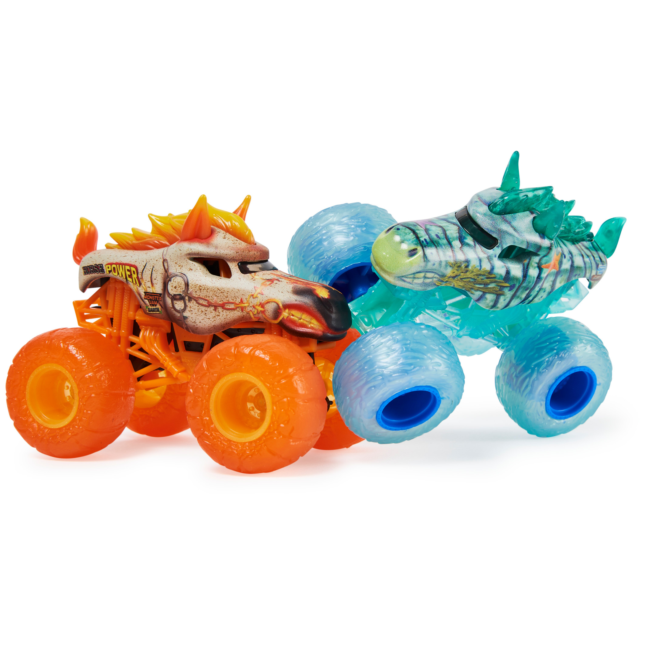 Monster Jam, 1:64 Scale Die-Cast Monster Trucks 2-Pack (Styles May Vary)