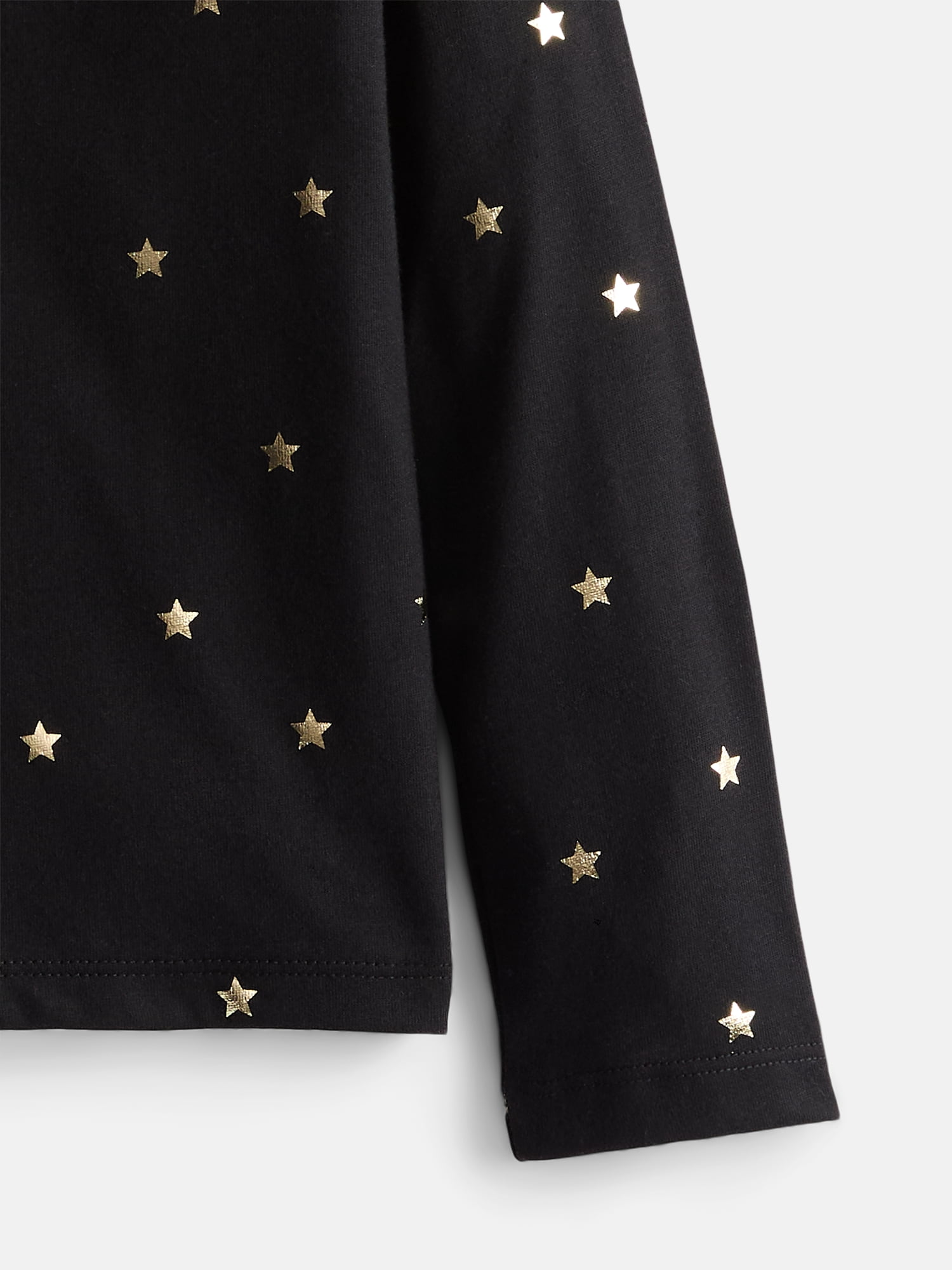 Wonder Nation Girls Printed Tee with Long Ruffle Sleeves, Sizes 4-10