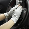 thumbnail image 6 of 1/4 pair Half Finger Driving Gloves Outdoor Women Girls UV Protection Fingerless Gloves Non-slip Sunscreen PURPLE 1 PAIR, 6 of 8