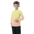 thumbnail image 4 of fatyb Toddler Boys Girls Button down Shirts Gradient Color Collar Shirts Kids Long Sleeve Uniform Shirts, 4 of 7