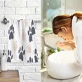 thumbnail image 7 of Yayeee 2 Pack Hand Towels for Bathroom 100% Cotton 16" x 28" Soft Absorbent Kitchen Towel, Black Cat Paw, 7 of 7