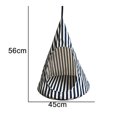 thumbnail image 3 of Camas para gatos, columpio para gatos, cesta colgante para mascotas, nido para gatos, nido colgante para gatitos en tienda de campaña o percha para ventana, ideal para mascotas y niños., 3 of 5