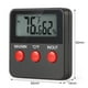 thumbnail image 3 of Injueey Medidor de temperatura Sensor Digital de alta precisión termómetro herramientas controlador conveniente pantalla LCD portátil Electrodomésticos, 3 of 5