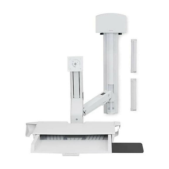 Ergotron StyleView Adjustable Wall Mount 24" Screen Support White (45-272-216)