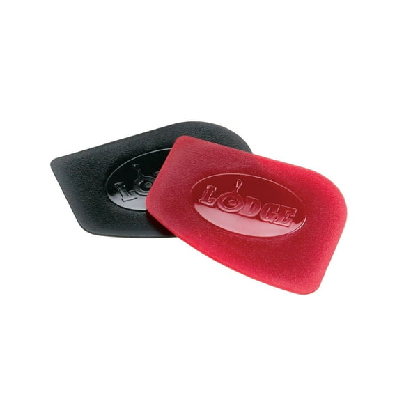 Lodge Set of 2 Pan Scrapers, Clean all your cookware's nooks and crannies