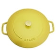 thumbnail image 5 of Staub Cast Iron Essential French Oven, Dutch Oven, 5-quart, serves 5-6, Made in France - Citron, 5 of 7
