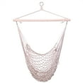 thumbnail image 5 of Beige Cotton Hanging Rope Chair Swing for Outdoor Relaxon, 5 of 26