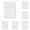 White, variant on Clear Report Covers, Plastic File Folder with Swing Clip, 12x9 inch Presentation Folders for A4 Size Paper, Document Organization for Resume, Report Paper, 5 Colors Available, 1 Pc,White