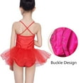 thumbnail image 5 of Girls Ballet Tutu Skirted Leotards Cross Straps Camisole Dance Dress Ballerina Outfit for Girls Toddler Dance Performance, 3-12 Years, 5 of 6