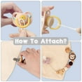 thumbnail image 3 of Pacifier Clip, Cute Animal Pacifier Holder Clip for Boys and Girls, Most Pacifiers, Baby Teethers, Baby Shower and Baby Essentials (Lion), 3 of 5