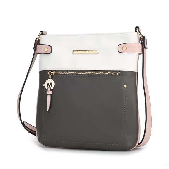 MKF Collection Camilla Women's Crossbody Bag, Vegan Leather Shoulder bag Handbag by Mia K. -