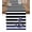 Black, variant on Aqua Horizontal Striped Short Table Runners 36 Inches, Cotton Linen Fabric Table Runner Dresser Scarf, Navy Anchor Nautical Coastal Tablerunner for Party/Kitchen/Dinner/Wedding Decor 13''x36''