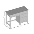 thumbnail image 5 of Furniture of America Dimanche Transitional Solid Wood Desk in Dark Walnut, 5 of 5