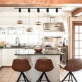 thumbnail image 5 of FSLiving 8W H-Type Track Pendant Light Retractable Lift Droplight with Aluminum Shade 3000K LED Spotlight Indoor Island Light Adjustable Length for Decor,Gold - 1 Light, 5 of 9