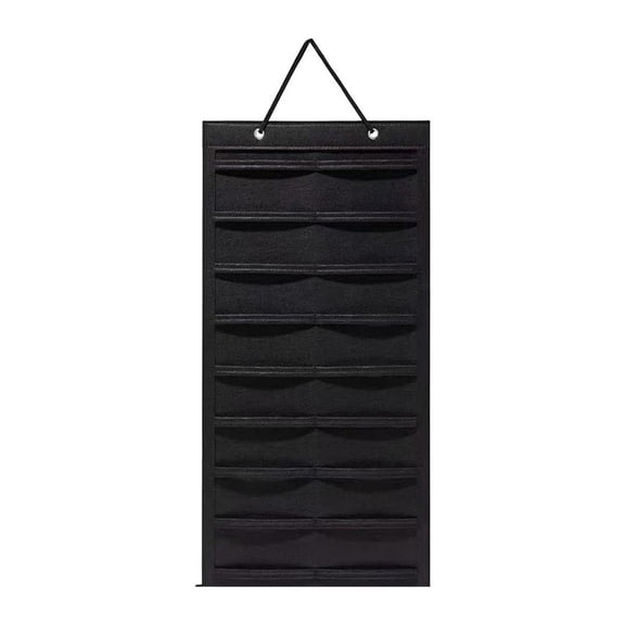 LeeQinersw Hair Claw Clips Organizer Hanging Hair Clip Holder Storage Display for Daughters Black