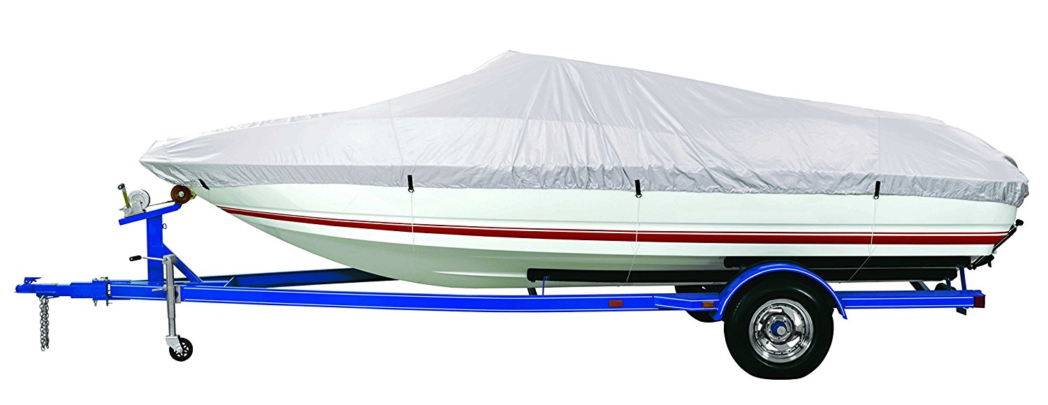 Goodsmann Reflective Polyester Boat Cover B Fits 16'19' VHull