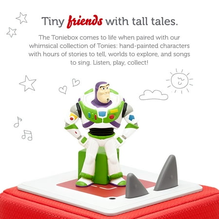 Tonies Disney Pixar Toy Story 2: Buzz Lightyear, Audio Play Figurine for Portable Speaker, Small, Multicolor, Plastic