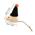 thumbnail image 2 of Juguetes teaser para gatos en forma de ratón portátil 1 Pc Unique Bargains para exteriores de felpa, 2 of 3