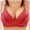 Red, variant on Tbopshirt Bras for Women Solid Color Comfortable Hollow Out Perspective Bra Underwear No Rims