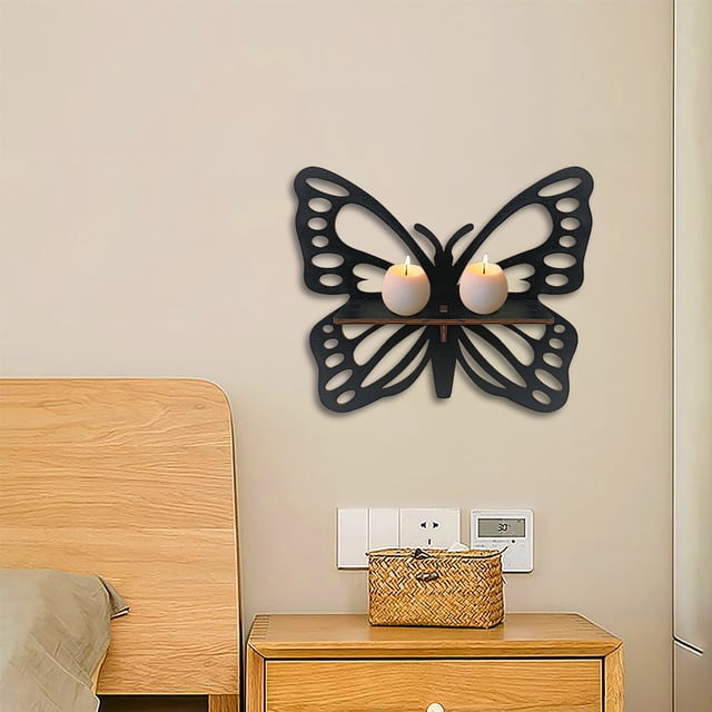 TIMIFIS Storage Rack Wooden Storage and Organizing Rack Partition Room Wall Decoration Wooden Wall Display Storage Rack Home Decor