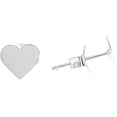 thumbnail image 6 of Pavilion Gift Company - Love You Daughter - 7mm Sterling Silver Heart Stud Earrings, 6 of 9
