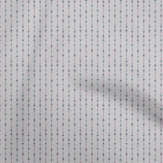 oneOone Viscose Chiffon Light Gray Fabric Arow Diy Clothing Quilting Fabric Print Fabric By Yard 42 Inch Wide