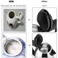 thumbnail image 3 of Blue and White Porcelain 1.2Lceramic Electric Kettle Porcelain Kettle Foam Teapot Daily Kungfu Teapot Ceramic Electric Kettle for Tea,1Pcs, 3 of 6
