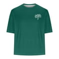 thumbnail image 4 of T-Shirt à Manches Courtes à Col Rond pour Hommes, Tissu en Polyester, Imprimé Dégradé, Style Sport Décontracté, Noir, Taille g, 4 of 4