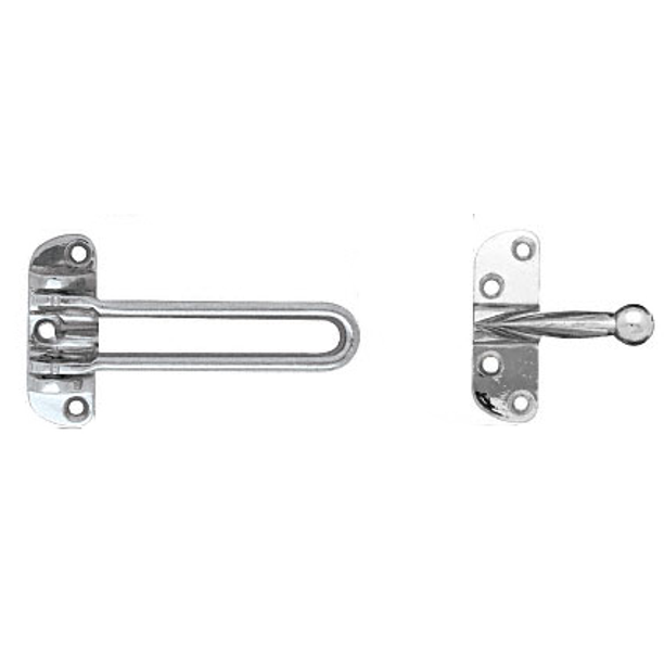 CRL S4121 Chrome Swing Bar Lock with Ball End Swing Loop Keeper